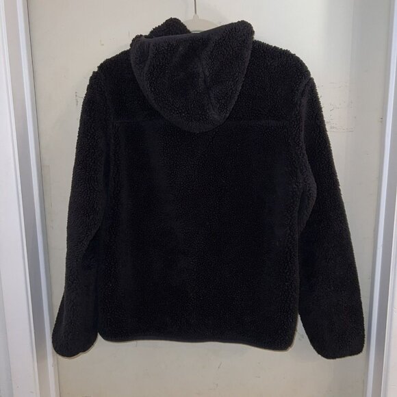 Girls Eddie Bauer Black Fleece Plush Full-Zip Up Jacket XL Size 14-16 (Womens S) - Picture 8 of 13